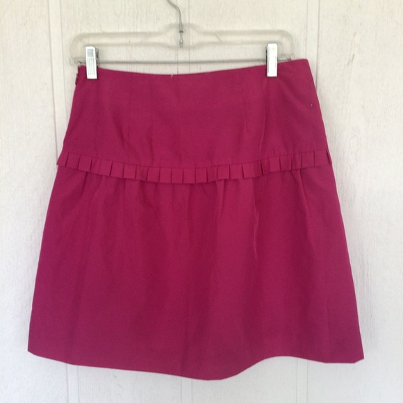 LOFT MAGENTA PINK SKIRT SIZE 2 NWT - Picture 3 of 12